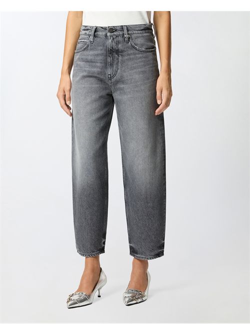 Jeans balloon in denim grigio PINKO | 103857A2RY/PJ9